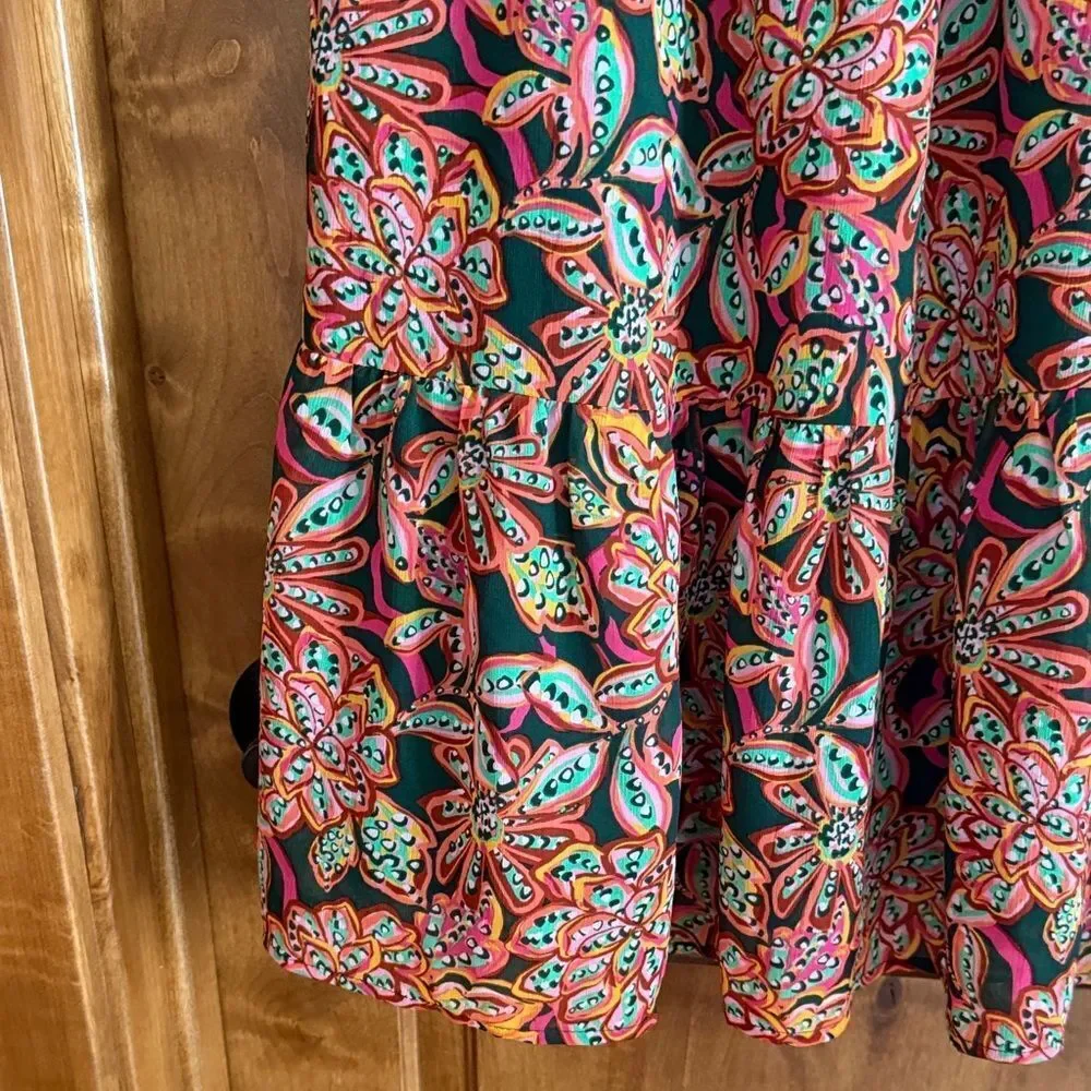 J. Crew Multicolor Floral Dress